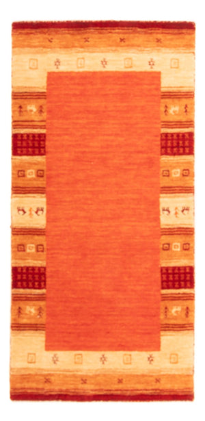 Gabbeh tapijt - Indus - 145 x 70 cm - oranje