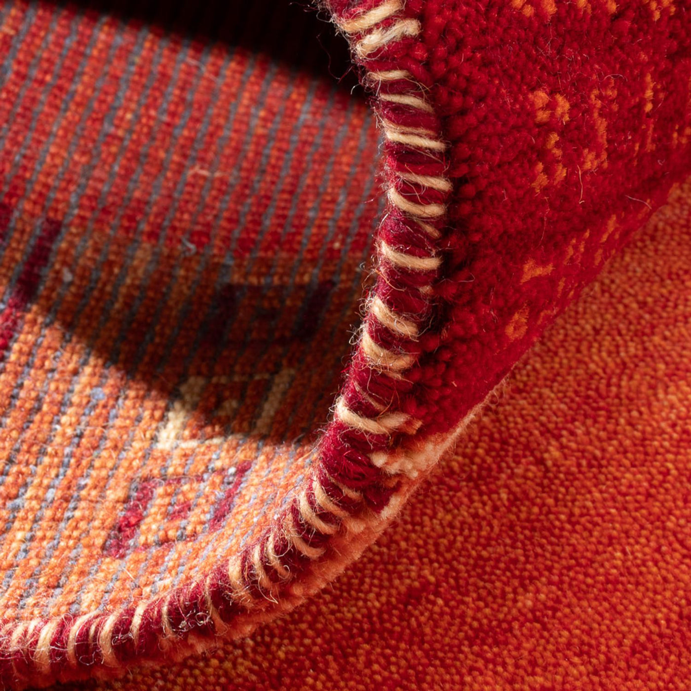 Indo Gabbeh Tapijt 145x70cm - Wollen tapijt