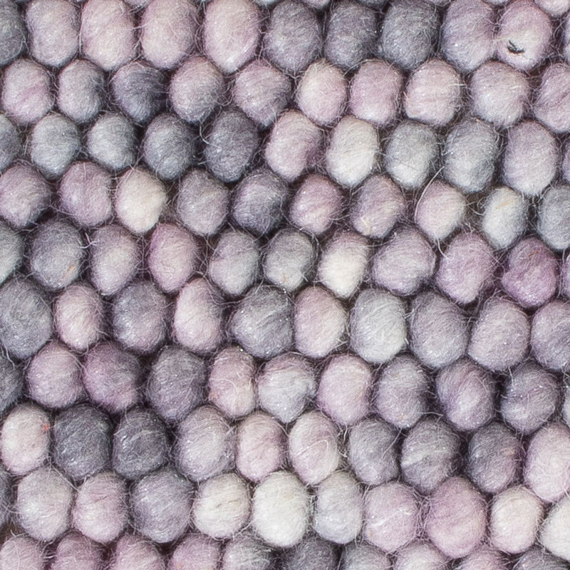 Wollen tapijt vierkant  - 32 x 32 cm - veelkleurig