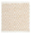 Wollen tapijt vierkant  - 35 x 32 cm - beige