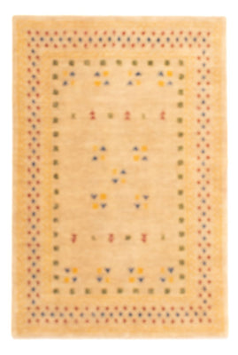 Gabbeh Tapijt - Loribaft Softy - 90 x 60 cm - licht beige