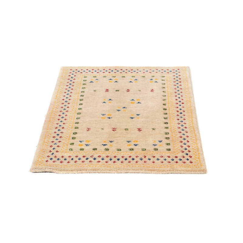 Gabbeh Tapijt - Loribaft Softy - 90 x 60 cm - licht beige