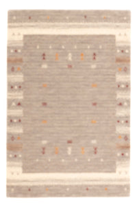 Gabbeh Tapijt - Loribaft Softy - 90 x 60 cm - donker beige