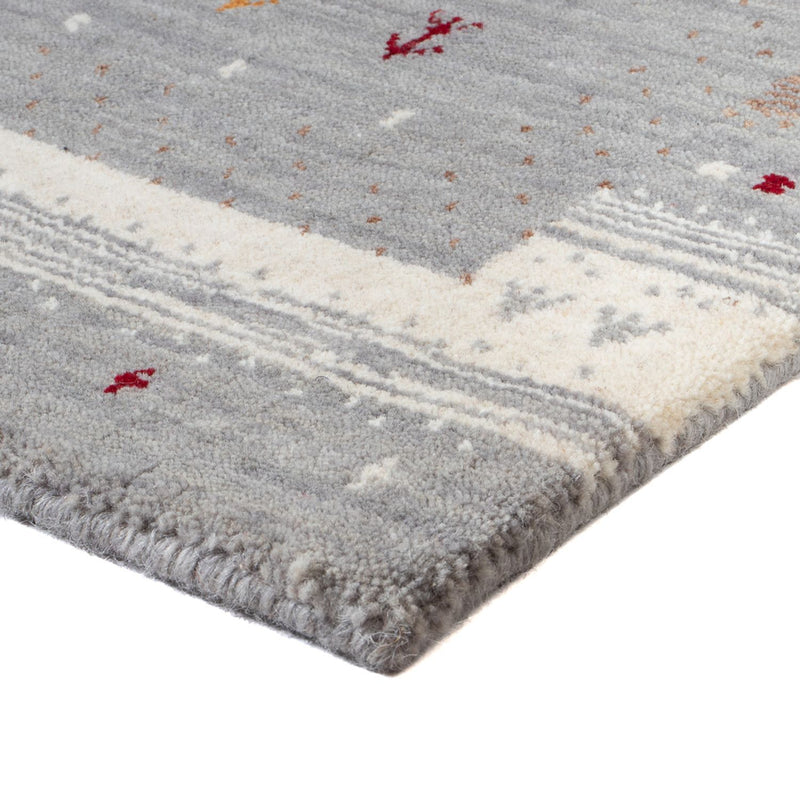 Gabbeh Tapijt - Loribaft Softy - 90 x 60 cm - donker beige