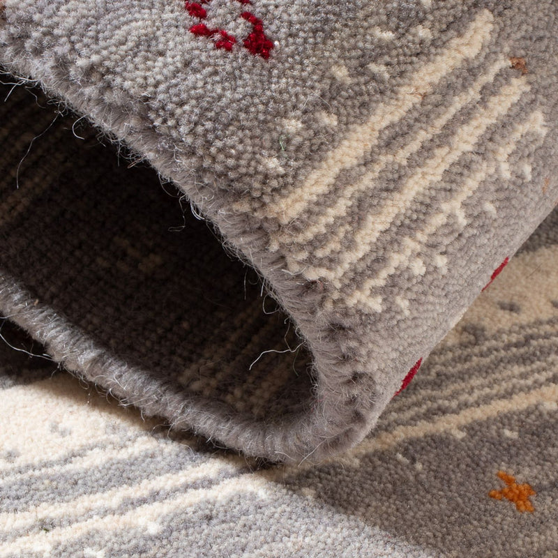 Gabbeh Tapijt - Loribaft Softy - 90 x 60 cm - donker beige