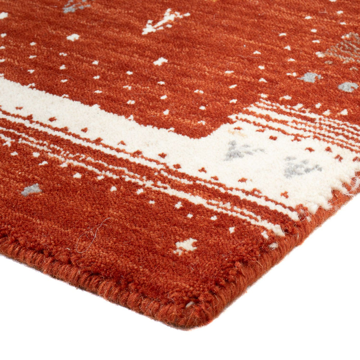 Gabbeh Tapijt - Loribaft Softy - 90 x 60 cm - terracotta