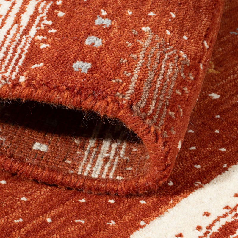 Gabbeh Tapijt - Loribaft Softy - 90 x 60 cm - terracotta