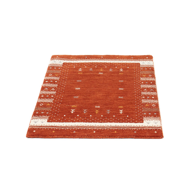 Gabbeh Tapijt - Loribaft Softy - 90 x 60 cm - terracotta