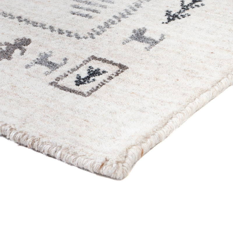 Gabbeh tapijt - Indus - 90 x 60 cm - beige