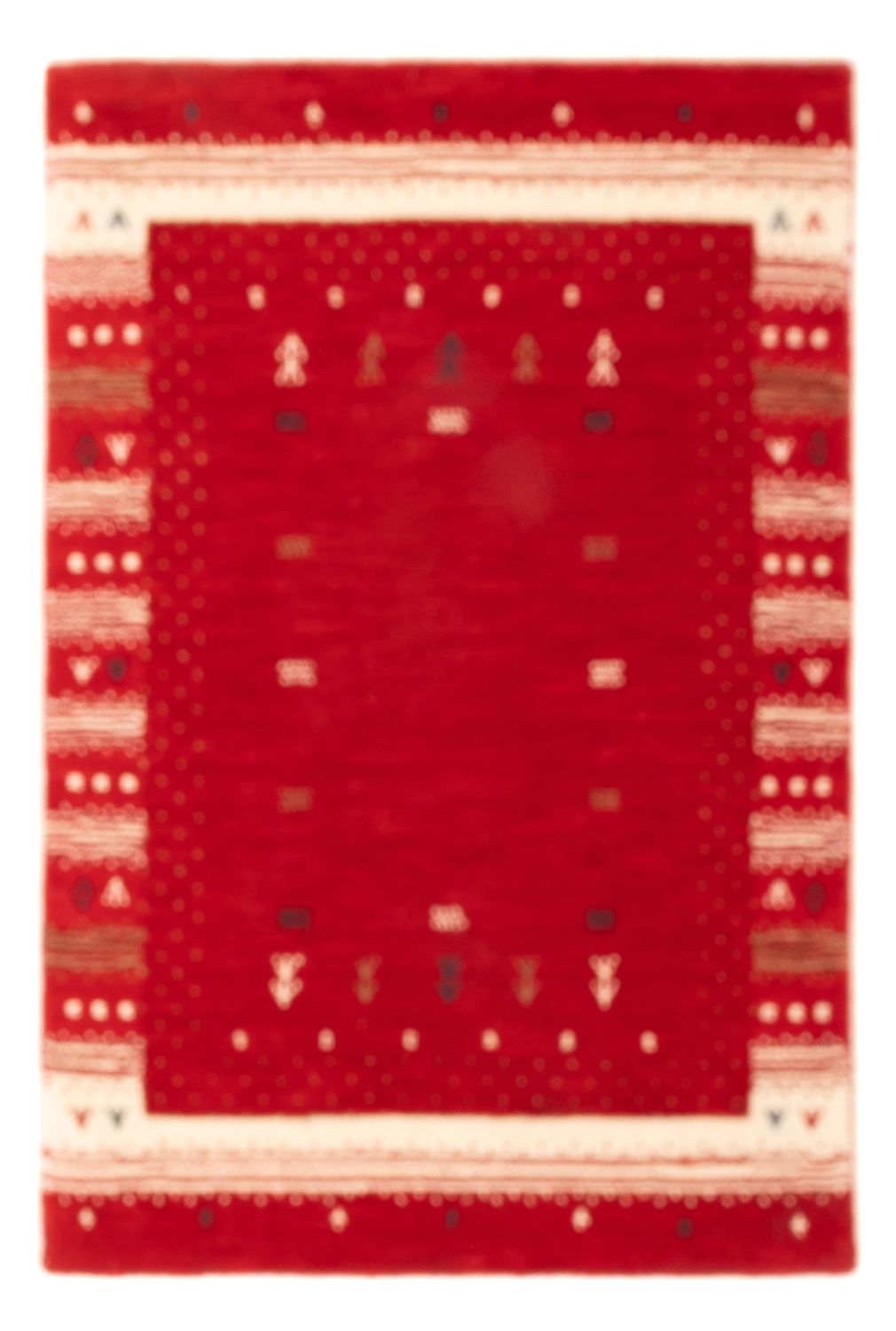 Gabbeh Tapijt - Loribaft Softy - 90 x 60 cm - rood