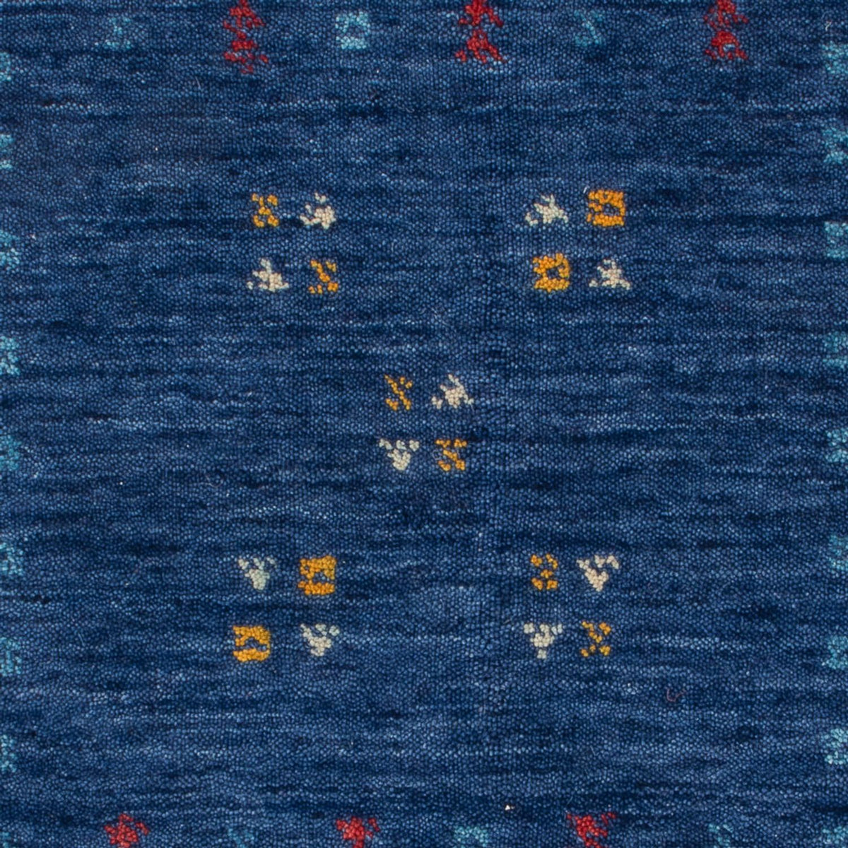 Wollen tapijt - 90 x 60 cm - donkerblauw