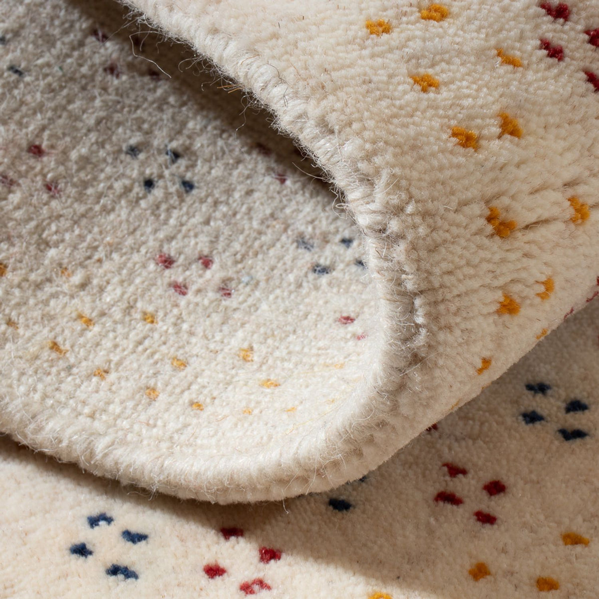 Gabbeh Tapijt - Loribaft Softy - 90 x 60 cm - beige