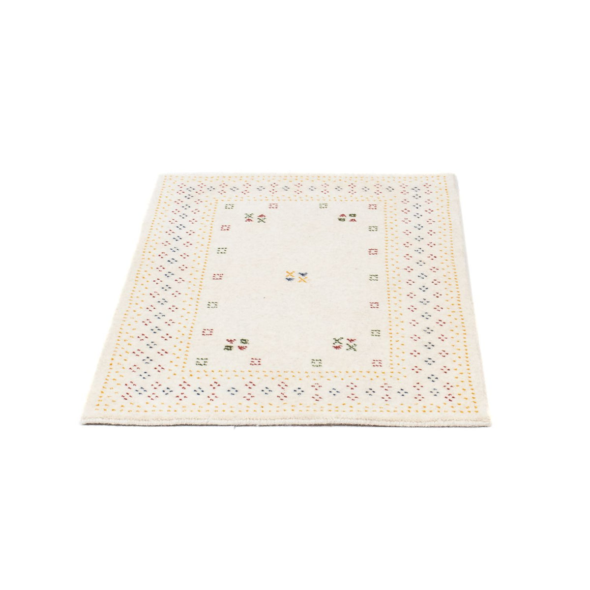 Gabbeh Tapijt - Loribaft Softy - 90 x 60 cm - beige