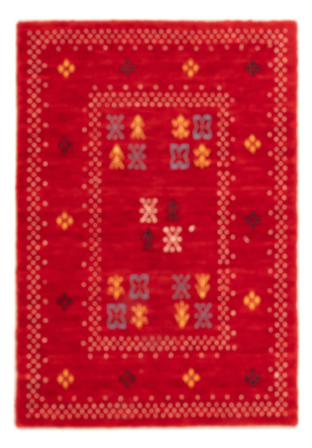 Gabbeh Tapijt - Loribaft Softy - 90 x 60 cm - rood