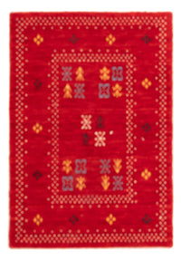 Gabbeh Tapijt - Loribaft Softy - 90 x 60 cm - rood