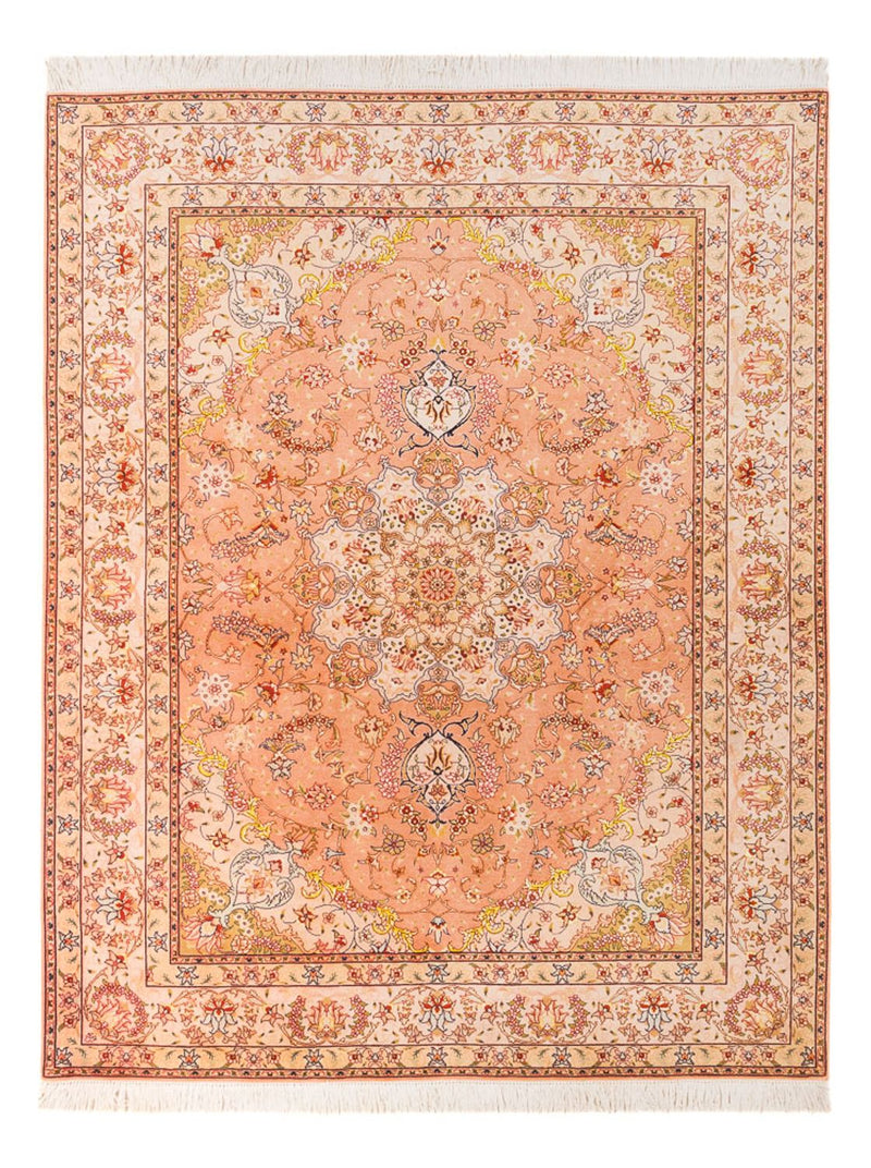 Perzisch tapijt - Tabriz - Royal - 200 x 150 cm - zalm