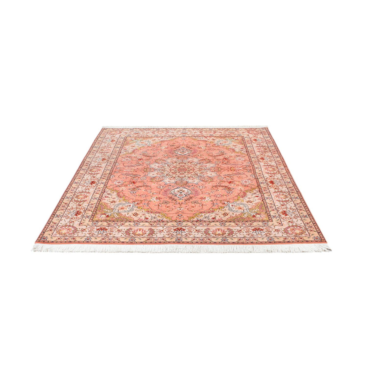 Perzisch tapijt - Tabriz - Royal - 200 x 150 cm - zalm