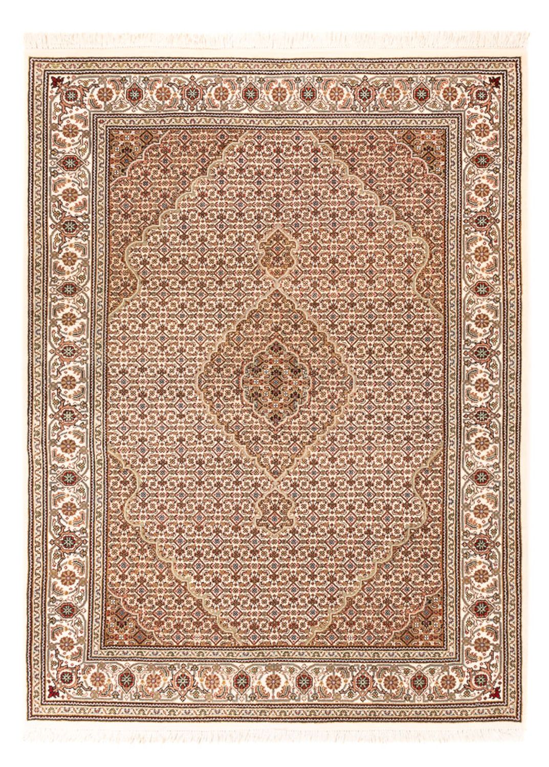 Oosters tapijt - Tabriz - 200 x 150 cm - donker beige