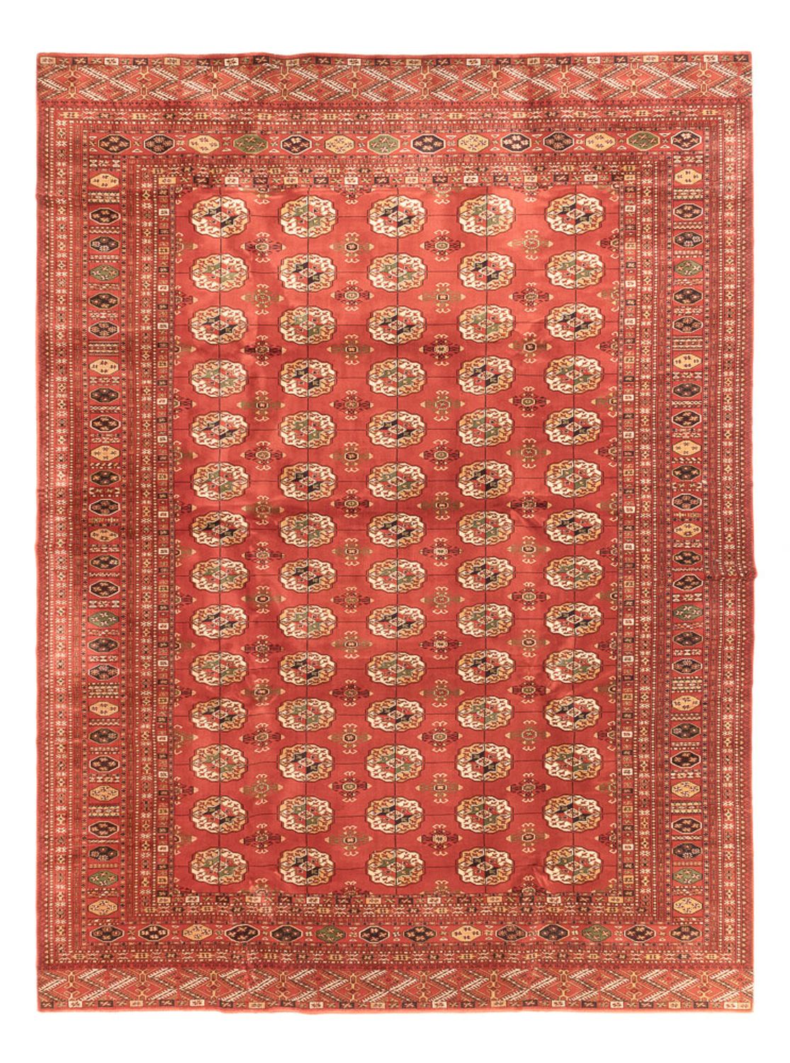 Afghaans tapijt - Bukhara - 410 x 300 cm - licht rood
