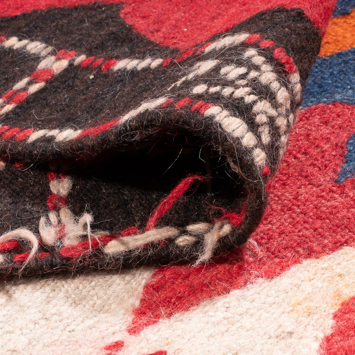 Loper Kelim tapijt - Oud - 430 x 155 cm - rood