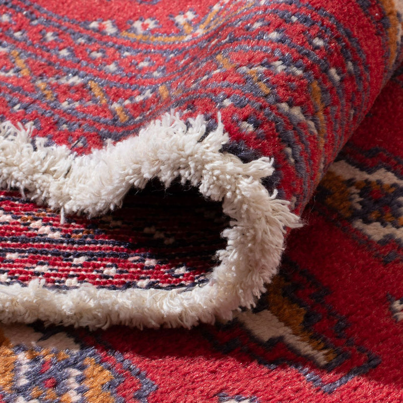 Turkaman tapijt - 130 x 62 cm - rood