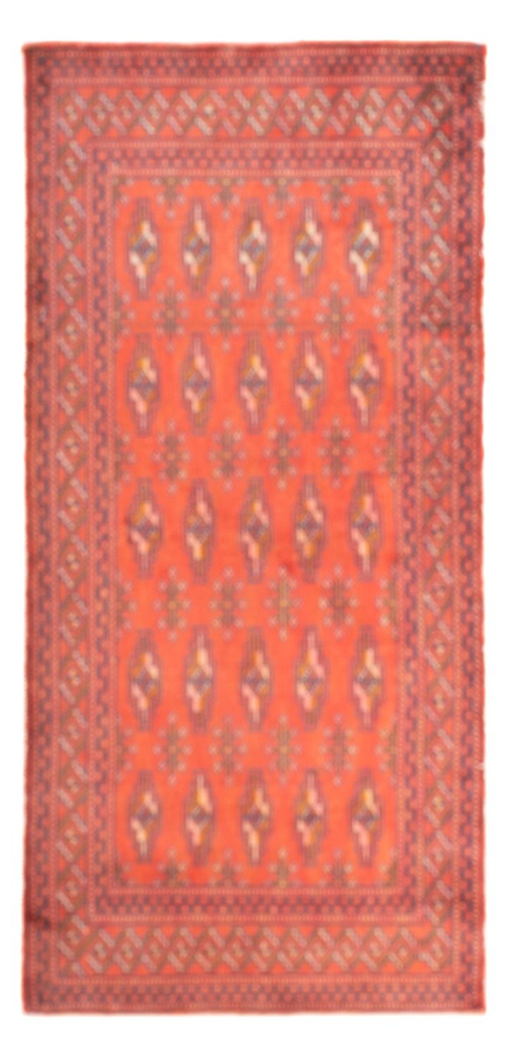 Turkaman tapijt - 130 x 60 cm - licht rood