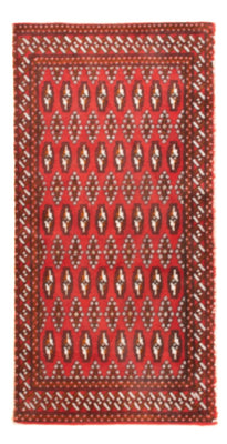 Turkaman tapijt - 130 x 60 cm - rood