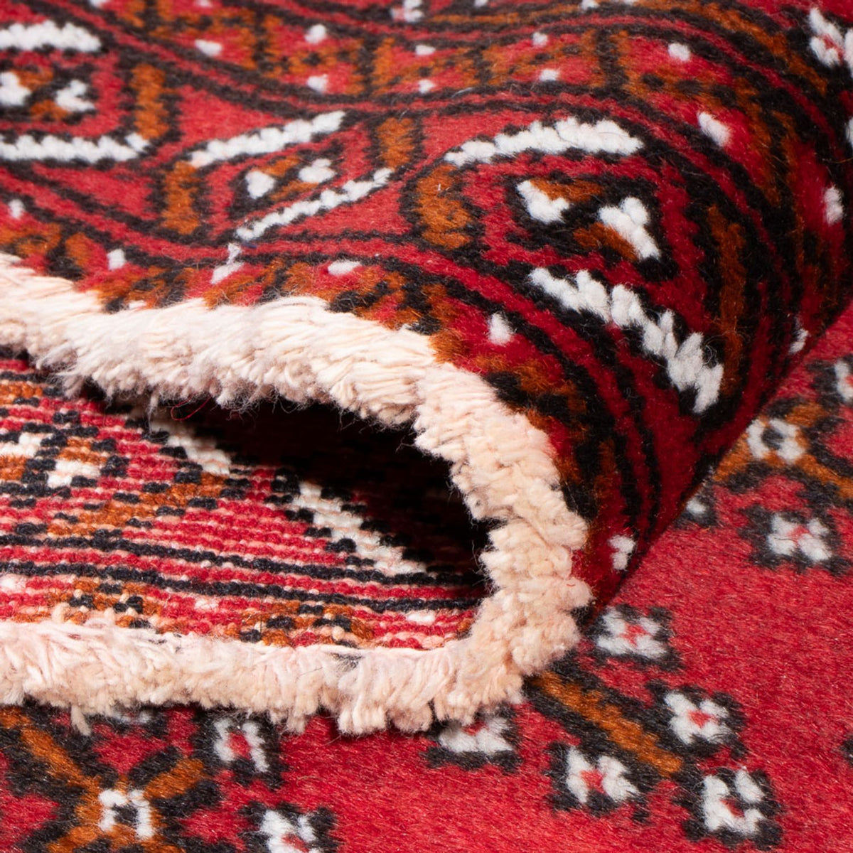 Turkaman tapijt - 130 x 60 cm - rood