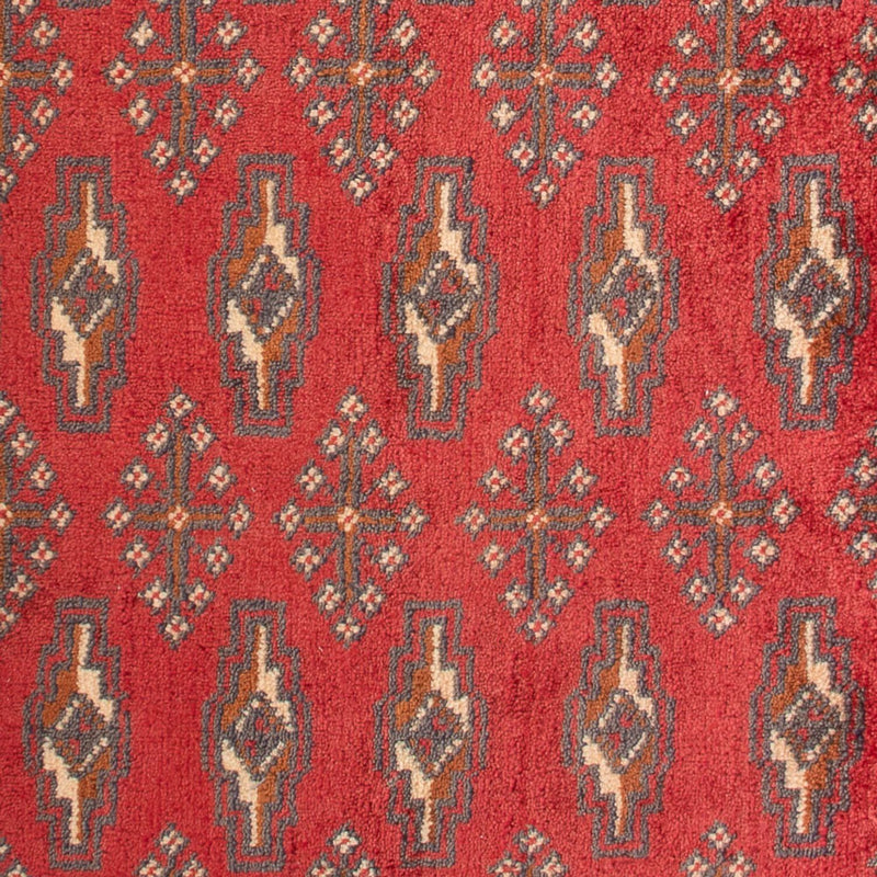 Loper Turkaman tapijt - 130 x 60 cm - rood