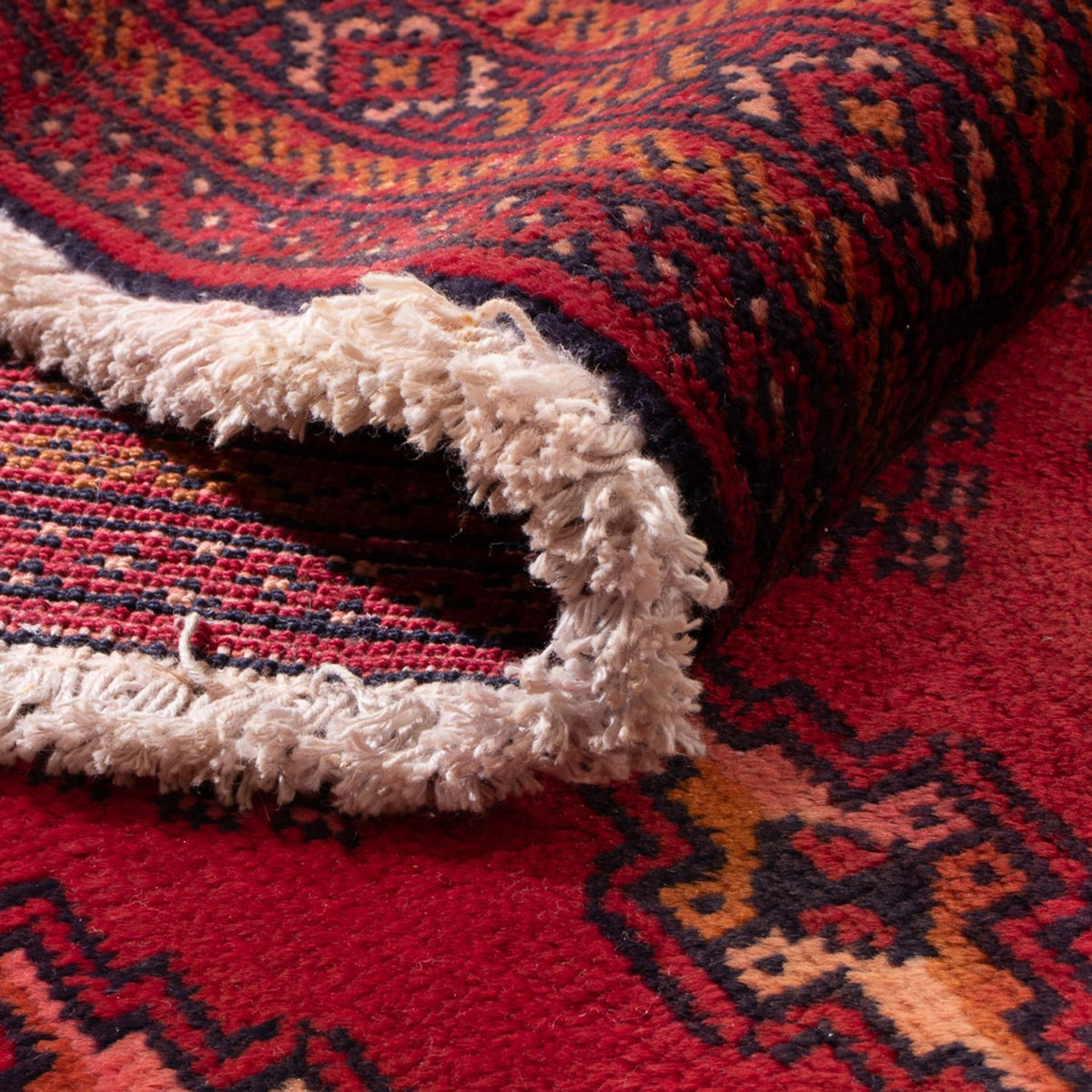 Turkaman tapijt - 130 x 60 cm - rood