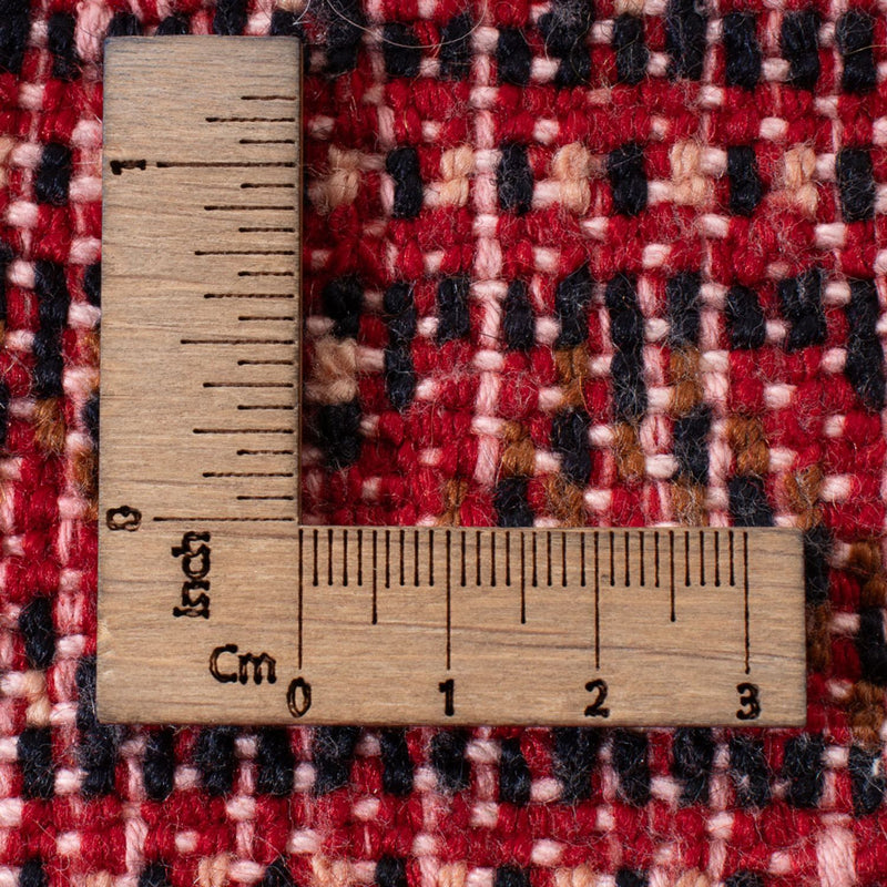 Turkaman tapijt - 100 x 50 cm - donkerrood