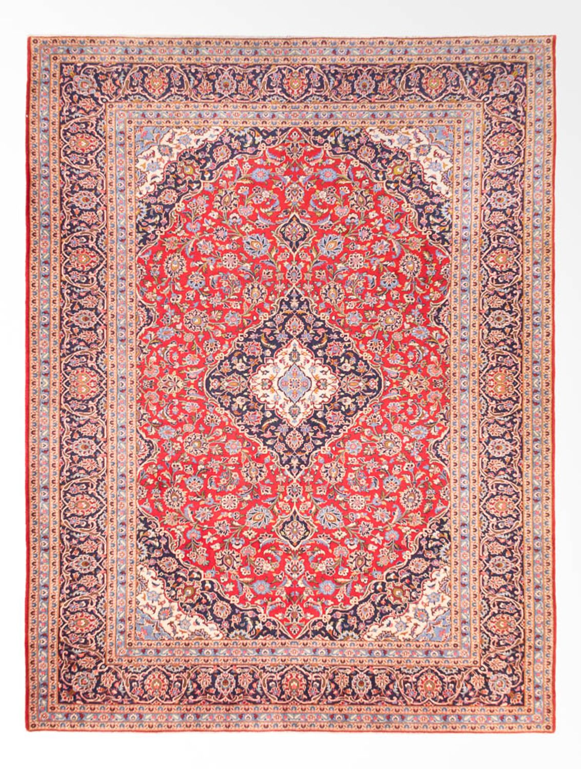 Perzisch tapijt - Keshan - 355 x 265 cm - rood