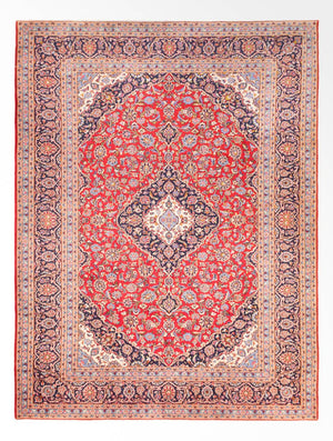 Perzisch tapijt - Keshan - 355 x 265 cm - rood