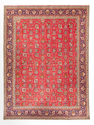 Perzisch tapijt - Tabriz - 390 x 295 cm - rood