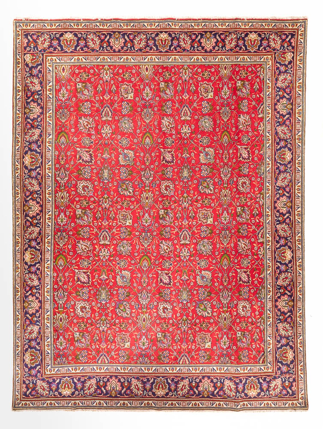 Perzisch tapijt - Tabriz - 390 x 295 cm - rood