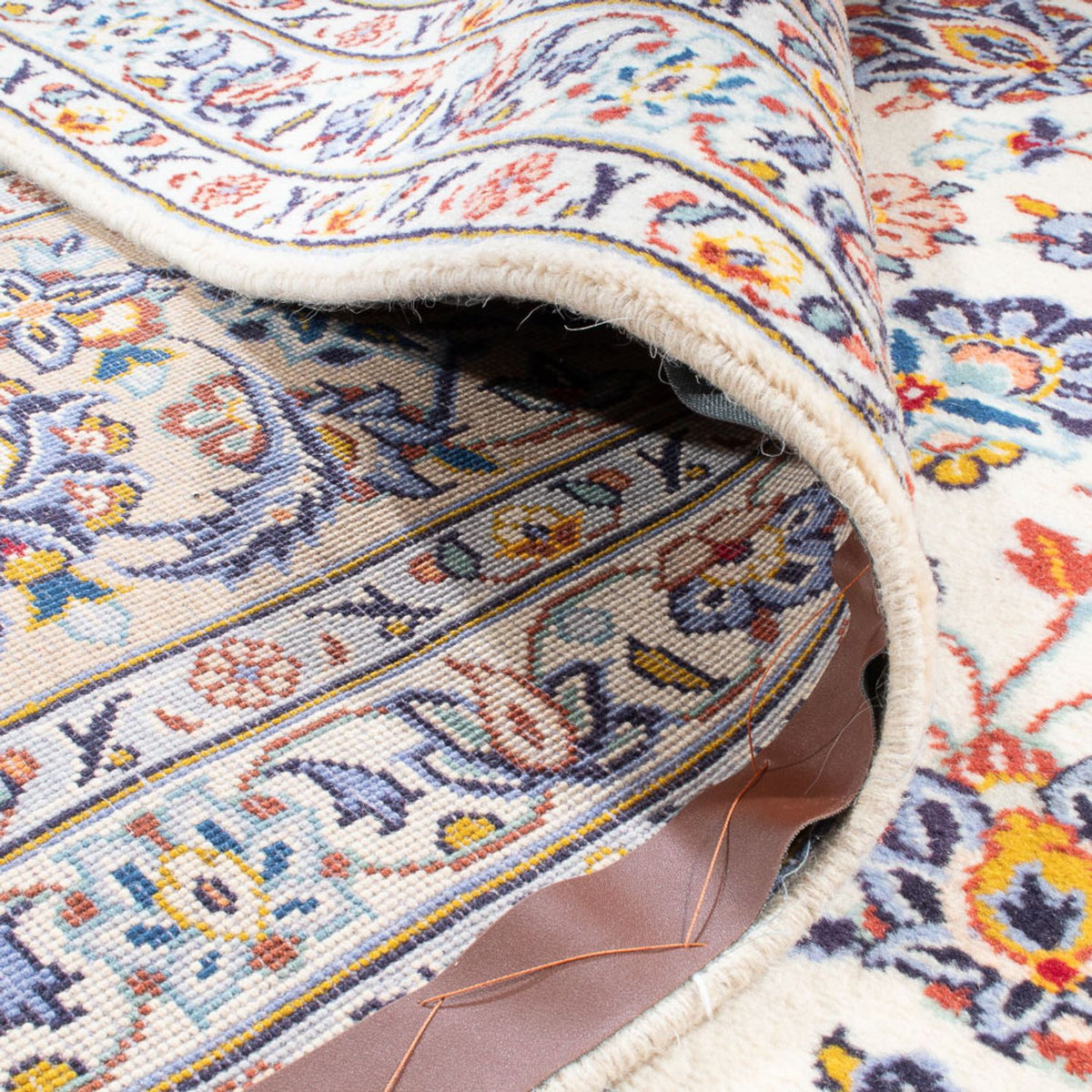 Perzisch tapijt - Keshan vierkant  - 415 x 395 cm - zand