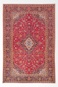Perzisch tapijt - Keshan - 300 x 218 cm - rood
