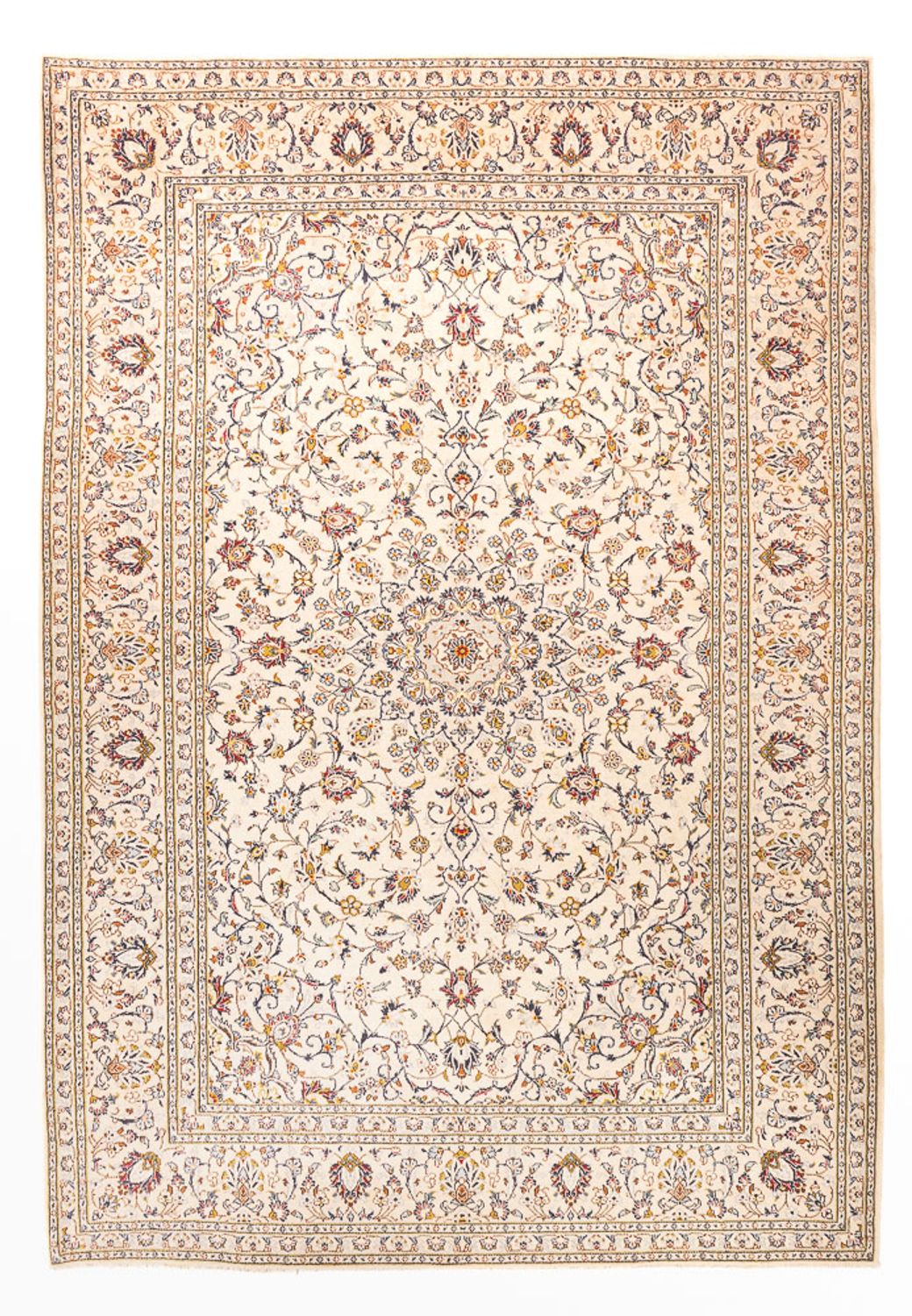 Perzisch tapijt - Keshan - 300 x 204 cm - beige