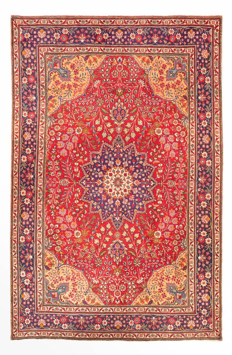Perzisch tapijt - Tabriz - 295 x 200 cm - rood