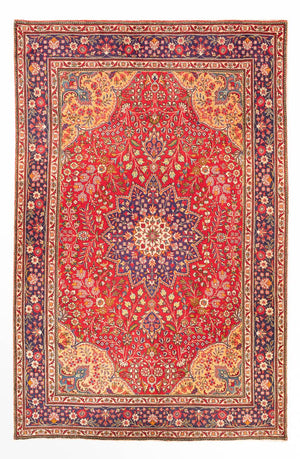 Perzisch tapijt - Tabriz - 295 x 200 cm - rood