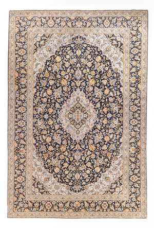 Perzisch tapijt - Keshan - 425 x 307 cm - donkerblauw