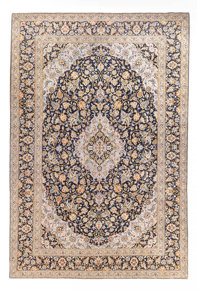 Kashan Tapijt 307x425cm - Perzisch tapijt - donkerblauw