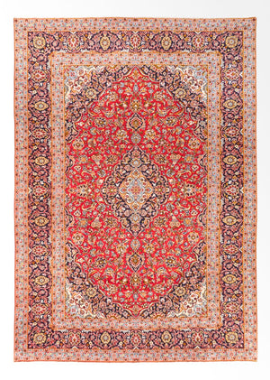 Perzisch tapijt - Keshan - 353 x 245 cm - rood