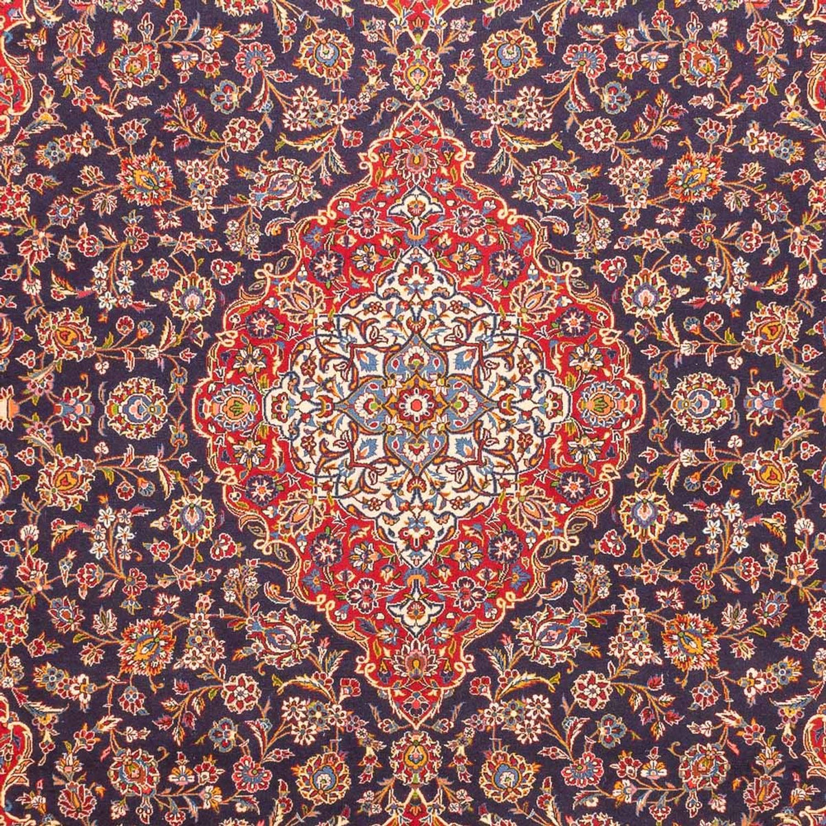 Perzisch tapijt - Keshan - 380 x 295 cm - donkerblauw