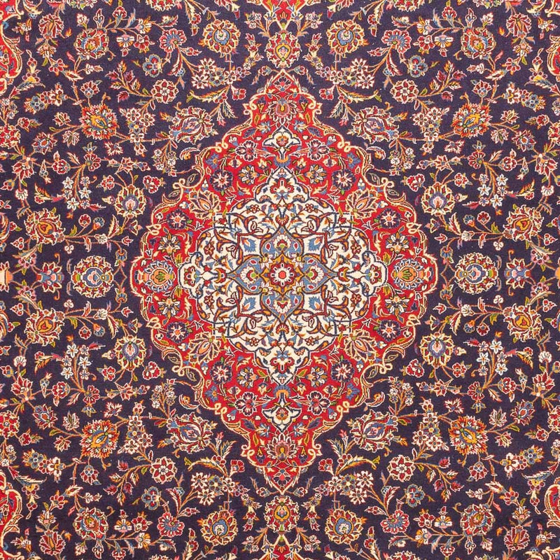 Perzisch tapijt - Keshan - 380 x 295 cm - donkerblauw