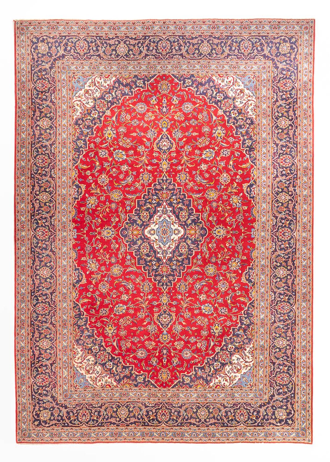 Perzisch tapijt - Keshan - 390 x 295 cm - rood