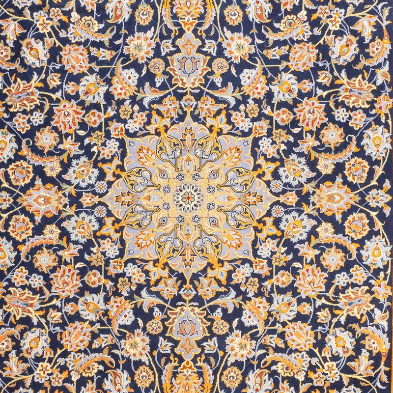 Perzisch tapijt - Keshan - 402 x 288 cm - donkerblauw