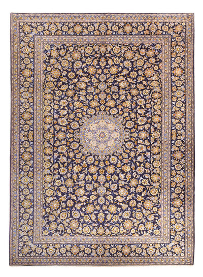 Kashan Tapijt 318x420cm - Perzisch tapijt - donkerblauw
