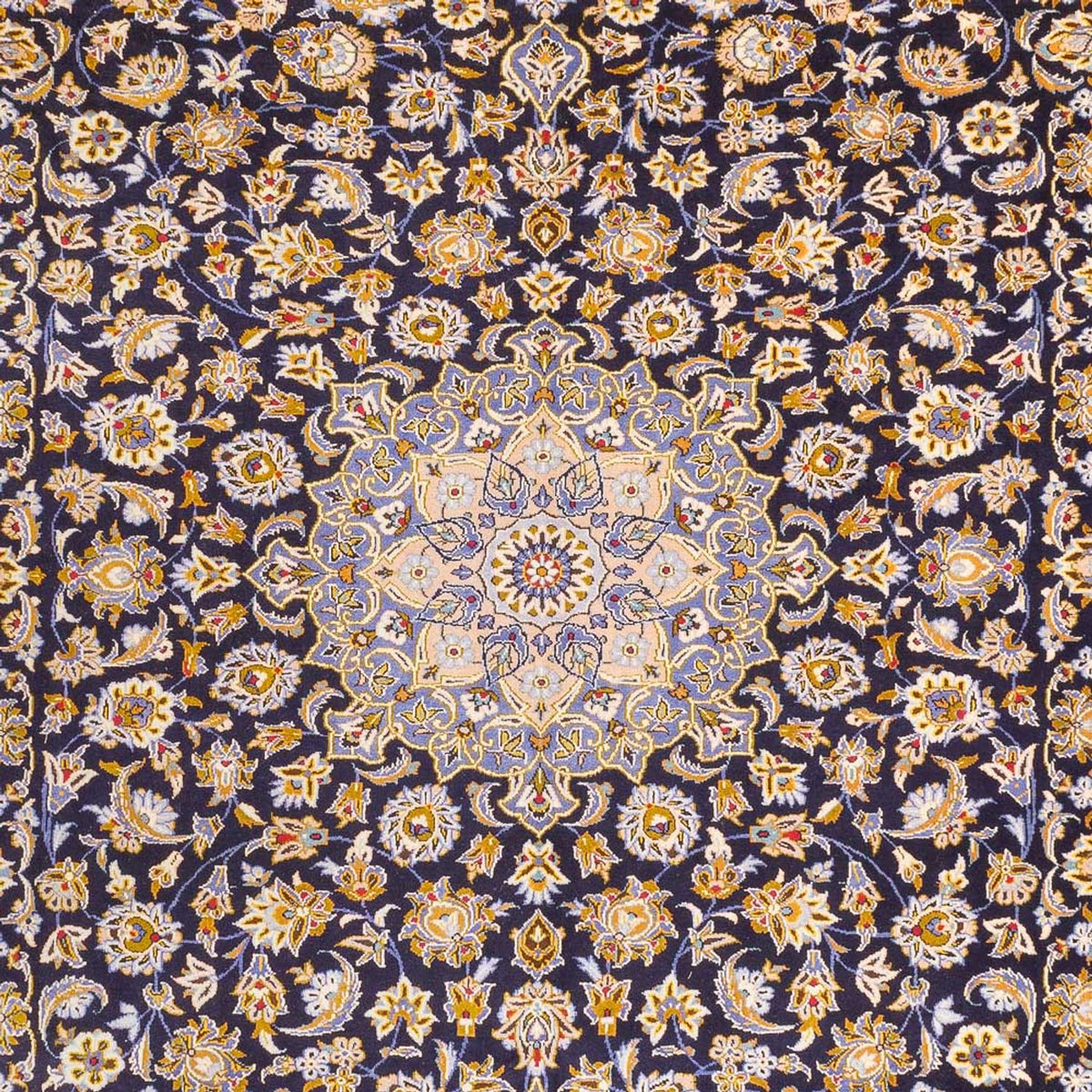 Perzisch tapijt - Keshan - 420 x 318 cm - donkerblauw