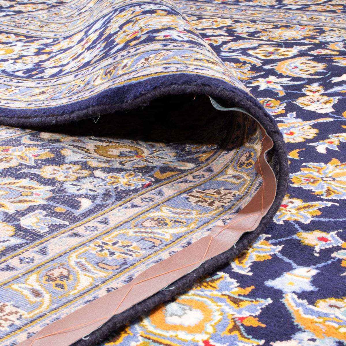 Perzisch tapijt - Keshan - 420 x 318 cm - donkerblauw